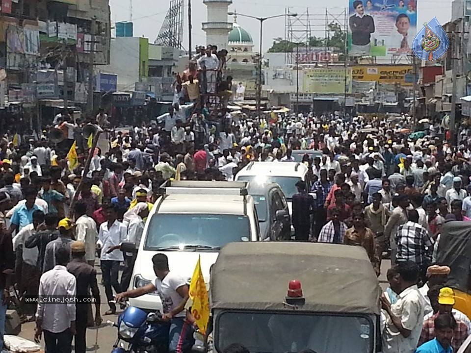 Balakrishna Hindupur Nomination Hungama - 17 / 24 photos