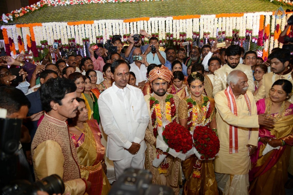 Bandaru Dattatreya Daughter Marriage Photos - 114 / 128 photos
