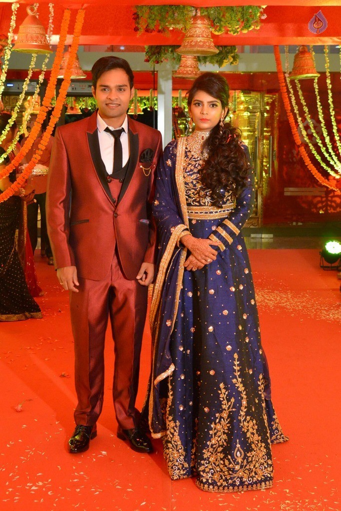 Bhuvan Sagar and Sindhusha Wedding Reception Photos - 71 / 124 photos