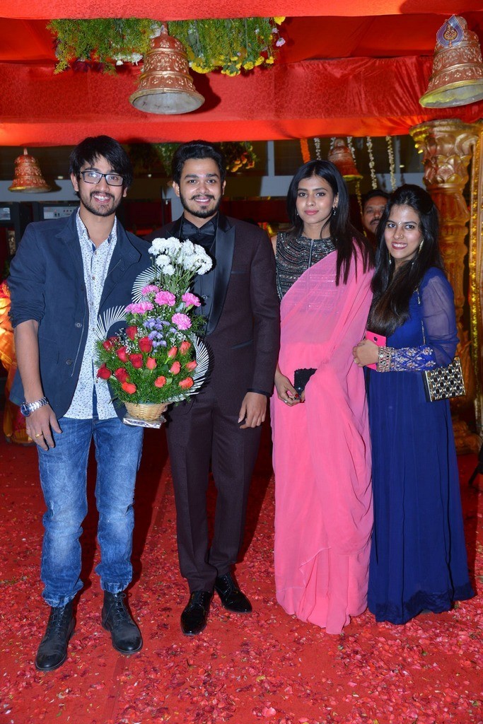 Bhuvan Sagar and Sindhusha Wedding Reception Photos - 86 / 124 photos