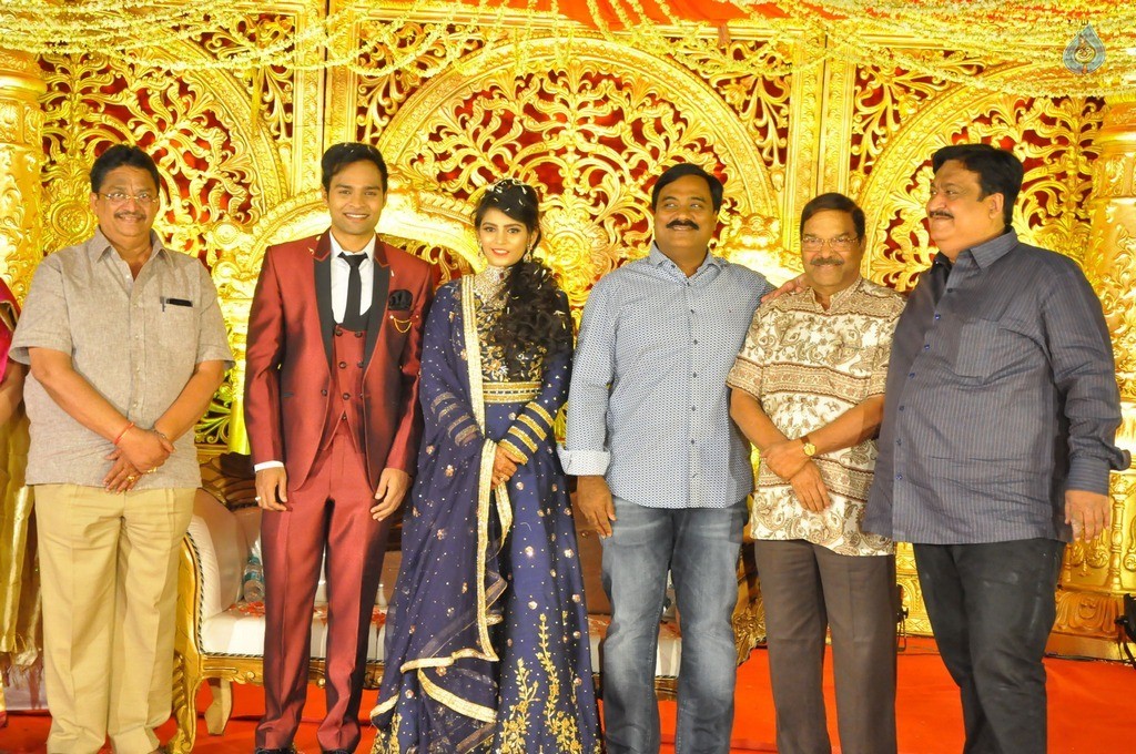 Bhuvan Sagar and Sindhusha Wedding Reception Photos - 87 / 124 photos