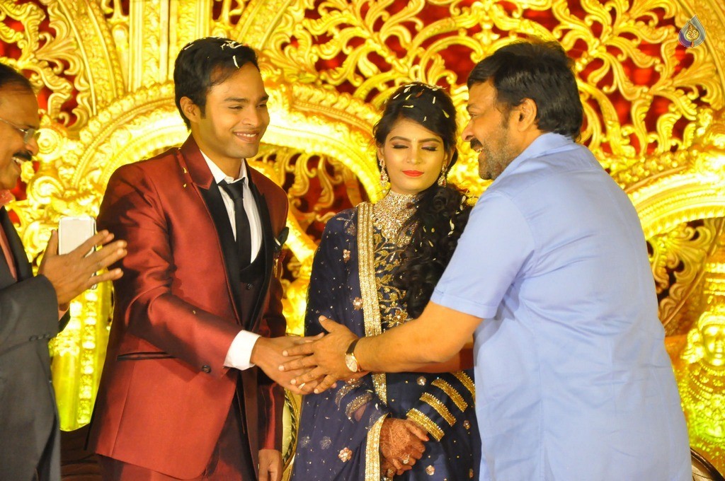 Bhuvan Sagar and Sindhusha Wedding Reception Photos - 93 / 124 photos