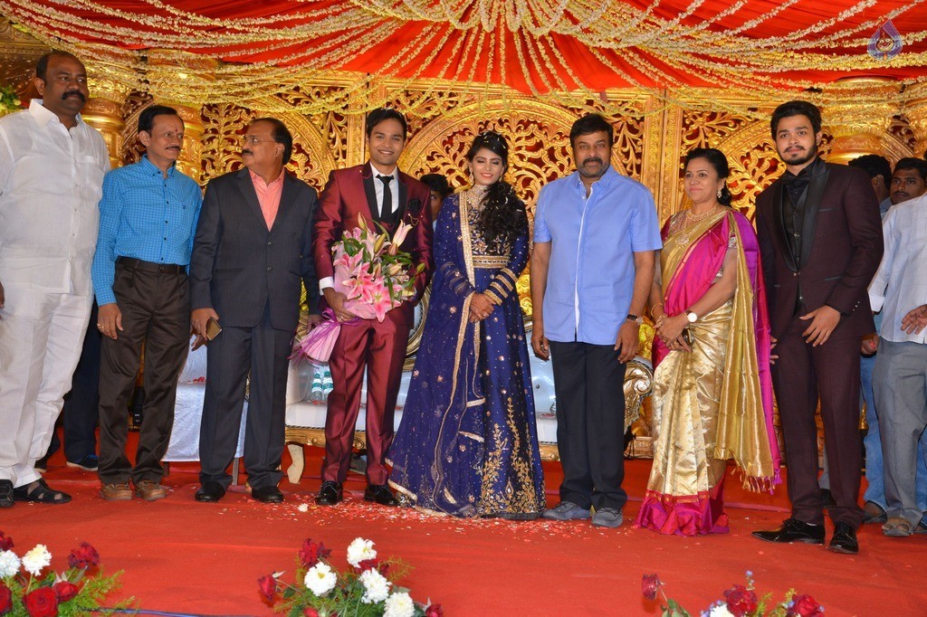 Bhuvan Sagar and Sindhusha Wedding Reception Photos - 101 / 124 photos