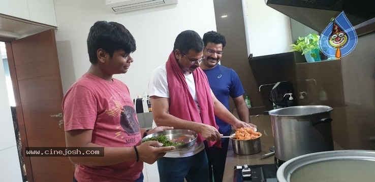 Boyapati Cooking For Family PIcs - 3 / 4 photos