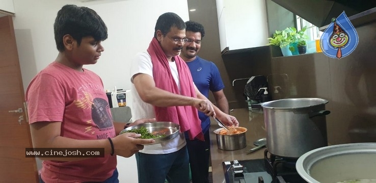 Boyapati Cooking For Family PIcs - 4 / 4 photos