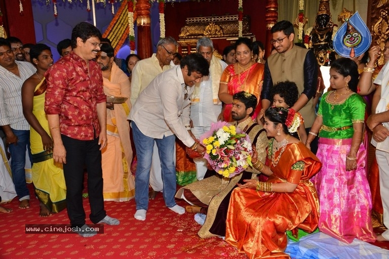 Boyapati Srinu Brother Daughter Tejaswini Weds Midhun Photos - 12 / 51 photos