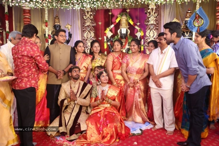 Boyapati Srinu Brother Daughter Tejaswini Weds Midhun Photos - 16 / 51 photos