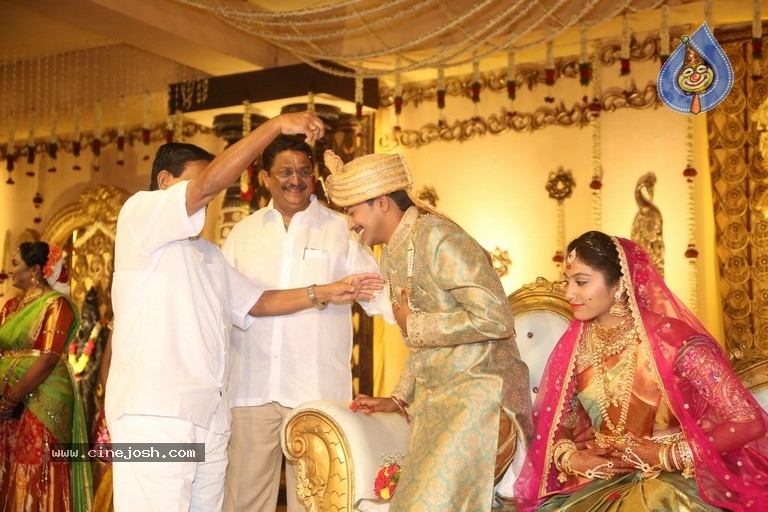 C Kalyan son Teja - Naga Sree Wedding Reception - 96 / 136 photos