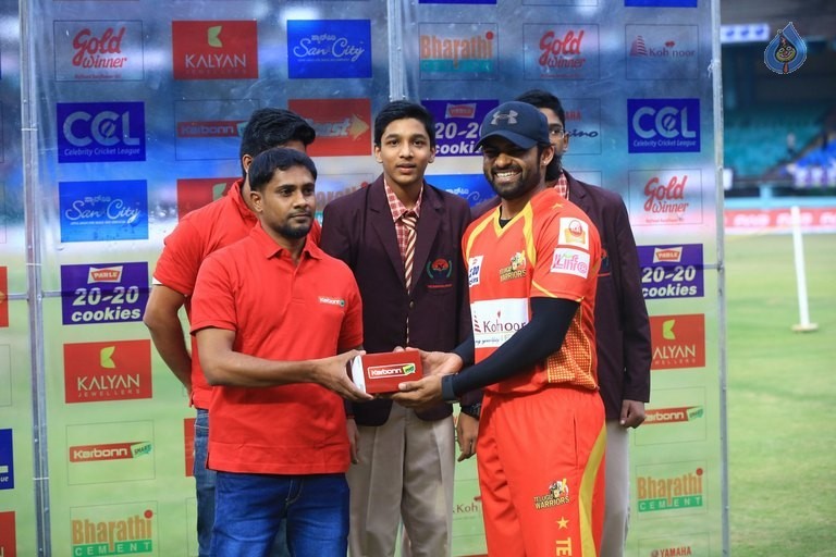 CCL 6 Telugu Warriors Vs Chennai Rhinos Match Photos - 29 / 126 photos