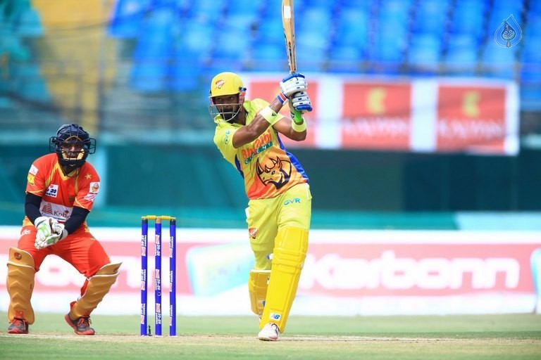 CCL 6 Telugu Warriors Vs Chennai Rhinos Match Photos - 104 / 126 photos