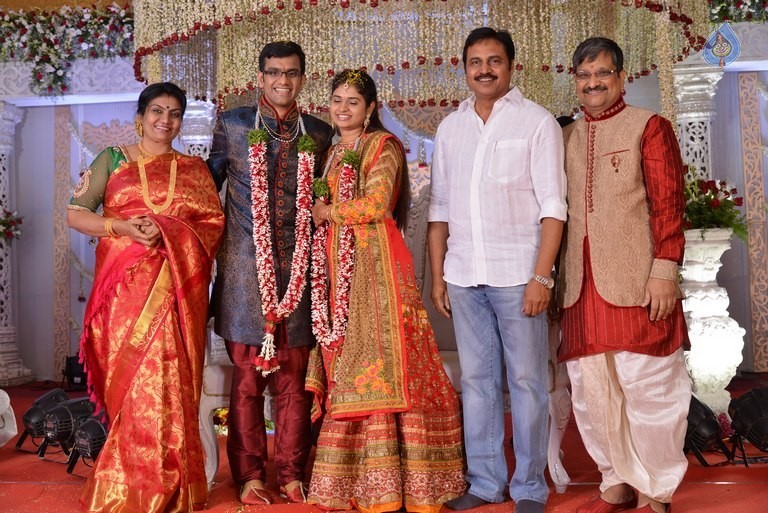 Celebrities at Delhi Rajeswari Son Wedding Reception - 7 / 94 photos