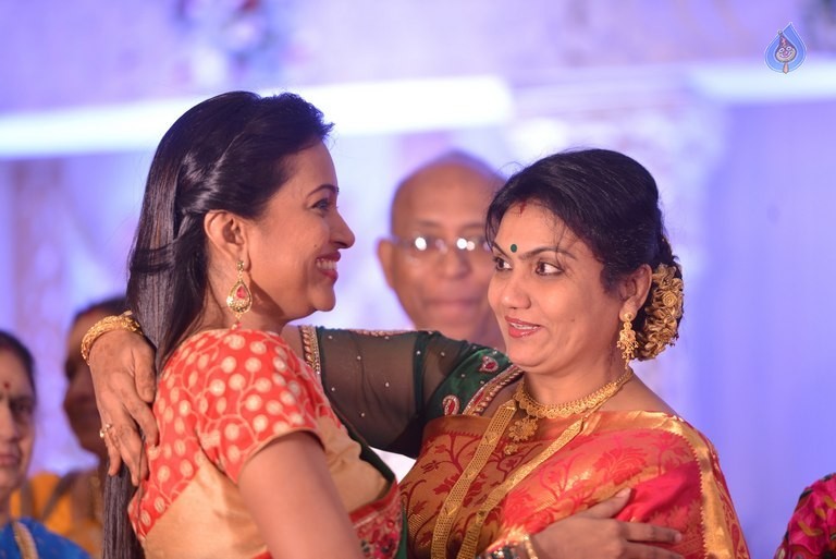 Celebrities at Delhi Rajeswari Son Wedding Reception - 17 / 94 photos