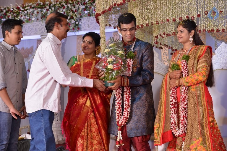 Celebrities at Delhi Rajeswari Son Wedding Reception - 19 / 94 photos