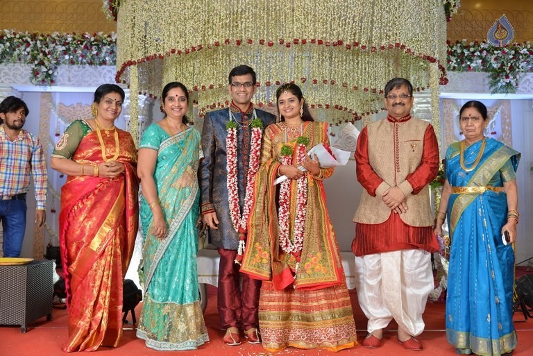 Celebrities at Delhi Rajeswari Son Wedding Reception - 23 / 94 photos