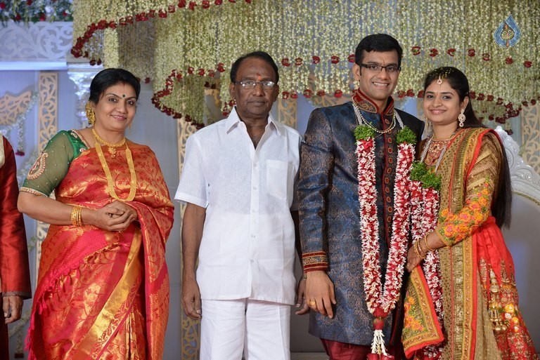 Celebrities at Delhi Rajeswari Son Wedding Reception - 30 / 94 photos