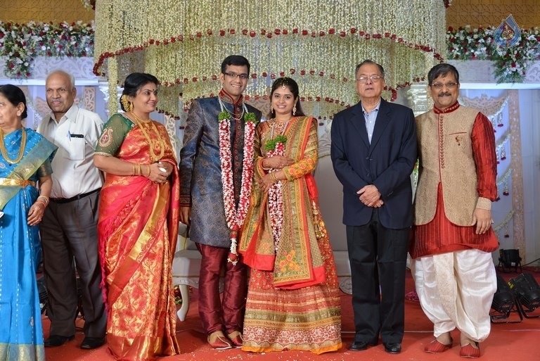 Celebrities at Delhi Rajeswari Son Wedding Reception - 66 / 94 photos