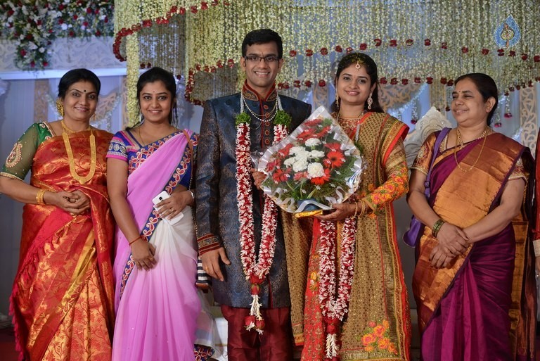 Celebrities at Delhi Rajeswari Son Wedding Reception - 73 / 94 photos