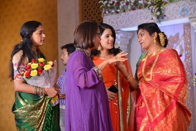 Celebrities at Delhi Rajeswari Son Wedding Reception - 86 / 94 photos