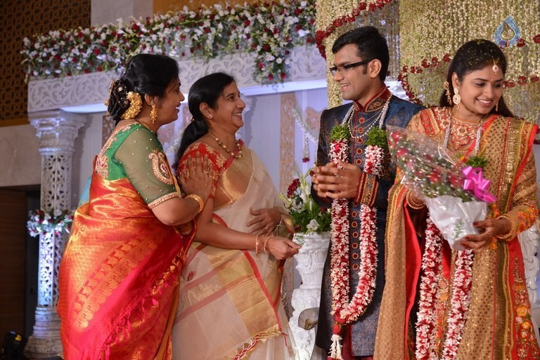 Celebrities at Delhi Rajeswari Son Wedding Reception - 90 / 94 photos