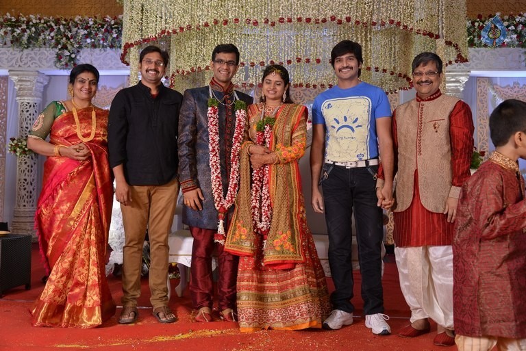 Celebrities at Delhi Rajeswari Son Wedding Reception - 92 / 94 photos
