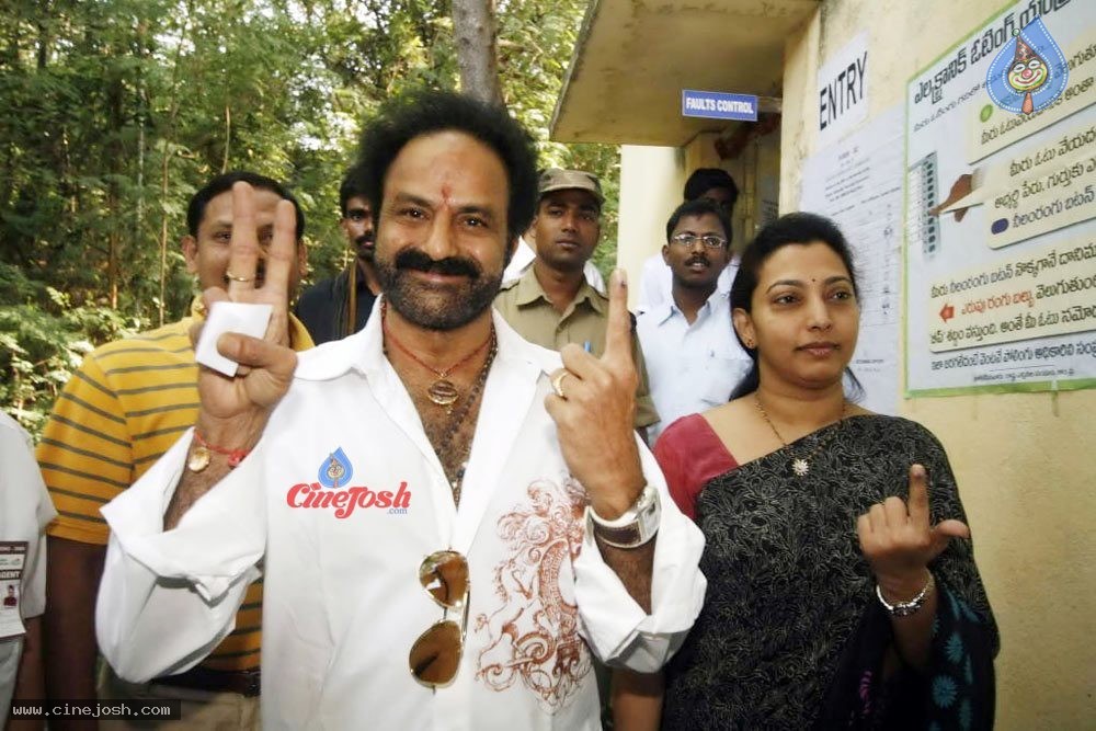 Celebrities At GHMC Elections 2009 - 7 / 17 photos