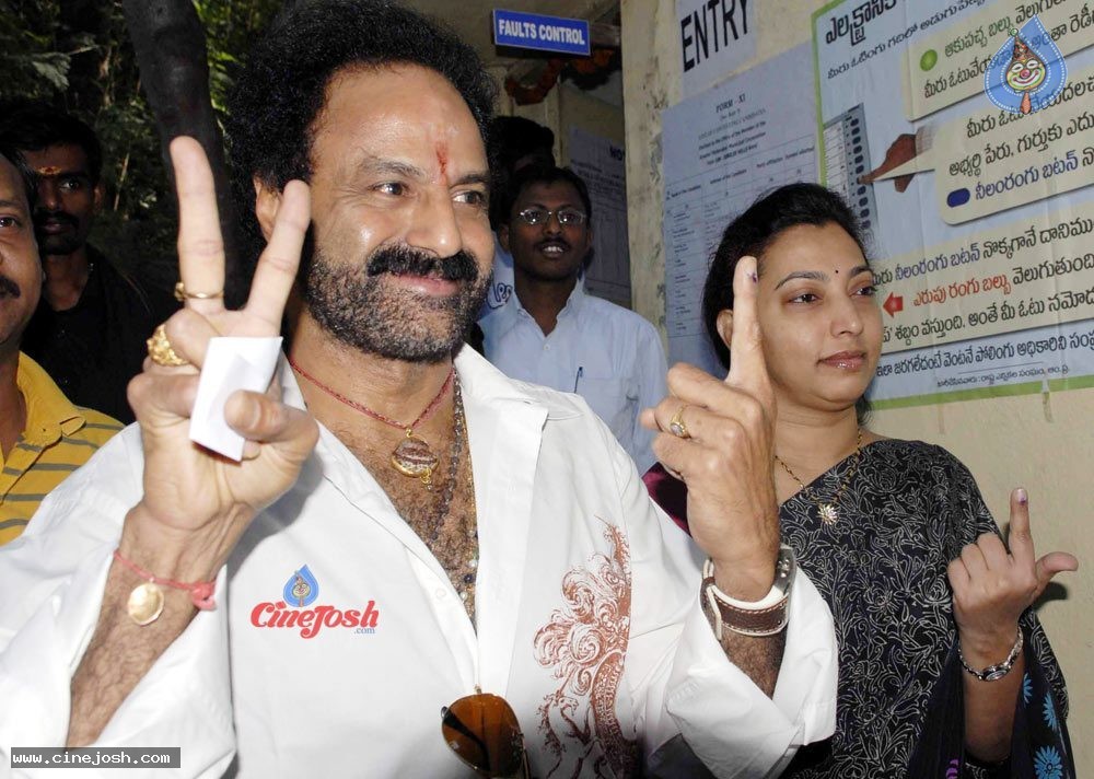 Celebrities At GHMC Elections 2009 - 10 / 17 photos