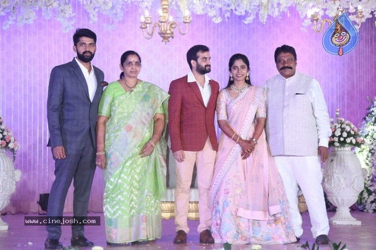 Celebrities at Harshit Reddy Wedding Reception - 19 / 65 photos