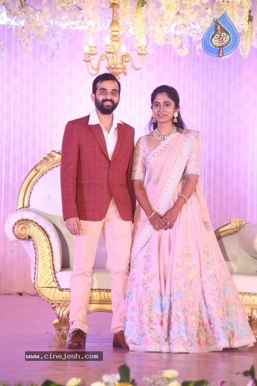 Celebrities at Harshit Reddy Wedding Reception - 21 / 65 photos