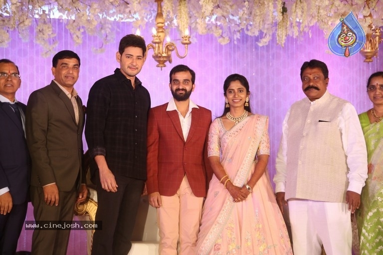 Celebrities at Harshit Reddy Wedding Reception - 22 / 65 photos