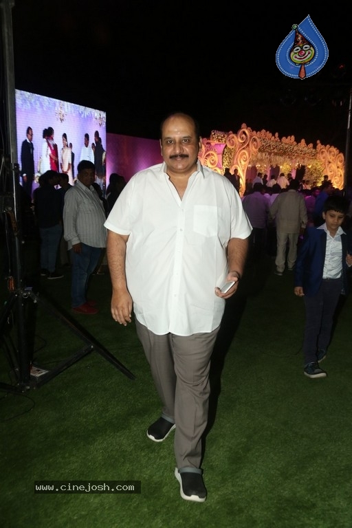 Celebrities at Harshit Reddy Wedding Reception - 23 / 65 photos