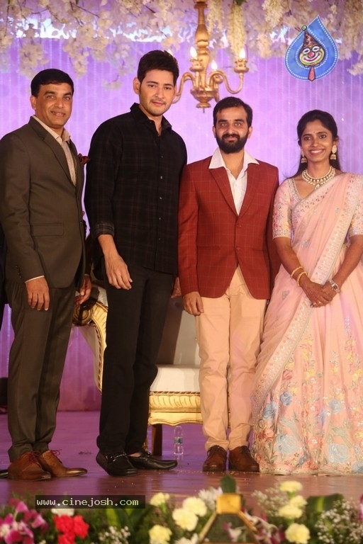 Celebrities at Harshit Reddy Wedding Reception - 24 / 65 photos