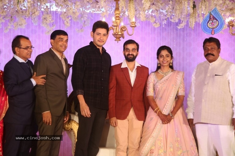 Celebrities at Harshit Reddy Wedding Reception - 26 / 65 photos