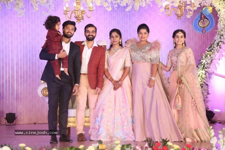 Celebrities at Harshit Reddy Wedding Reception - 31 / 65 photos