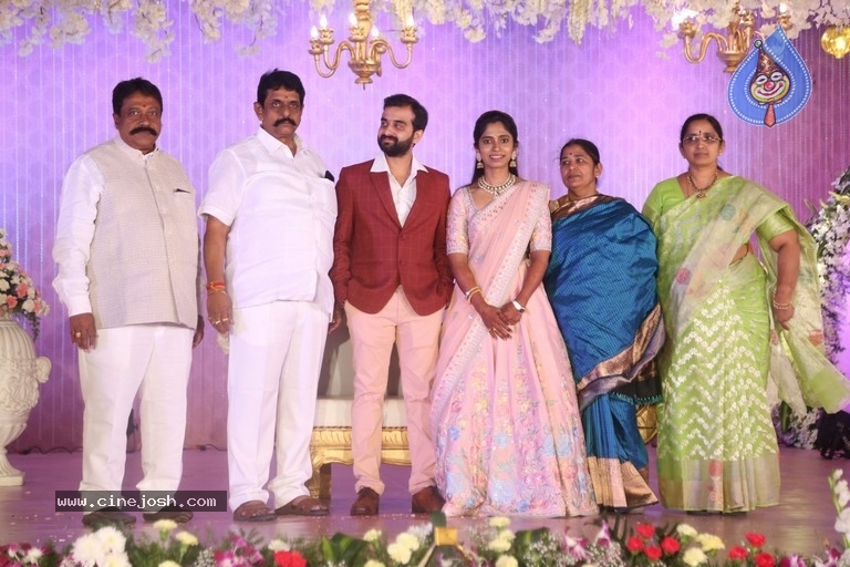 Celebrities at Harshit Reddy Wedding Reception - 33 / 65 photos