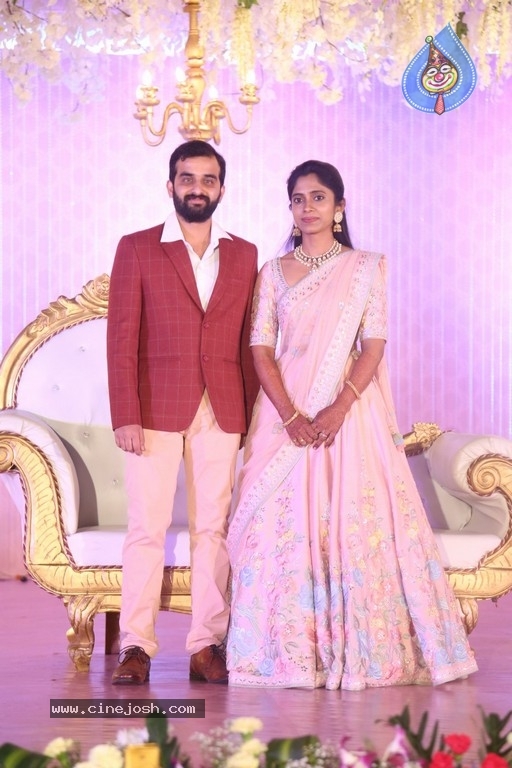 Celebrities at Harshit Reddy Wedding Reception - 36 / 65 photos