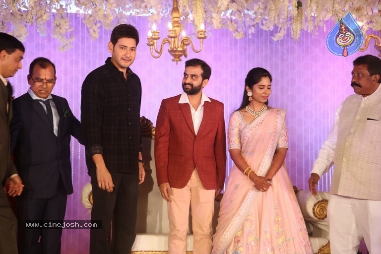 Celebrities at Harshit Reddy Wedding Reception - 45 / 65 photos