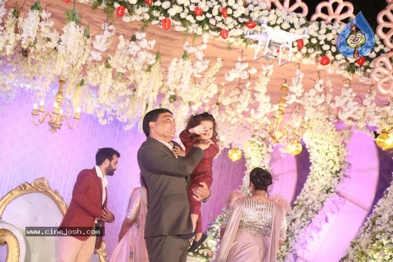 Celebrities at Harshit Reddy Wedding Reception - 47 / 65 photos