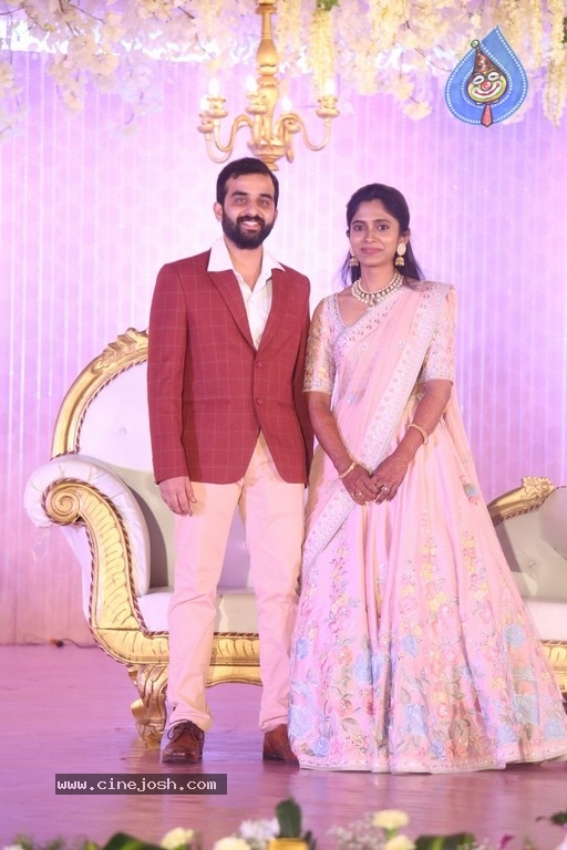 Celebrities at Harshit Reddy Wedding Reception - 50 / 65 photos