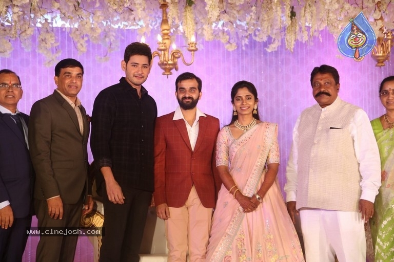 Celebrities at Harshit Reddy Wedding Reception - 54 / 65 photos