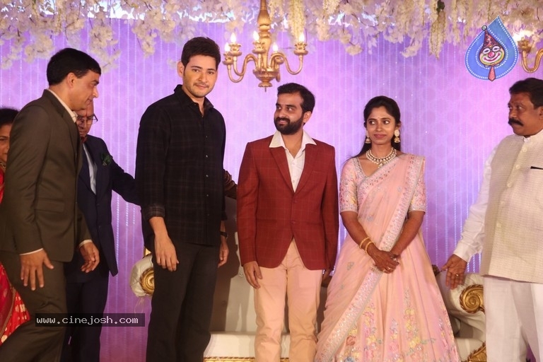 Celebrities at Harshit Reddy Wedding Reception - 62 / 65 photos