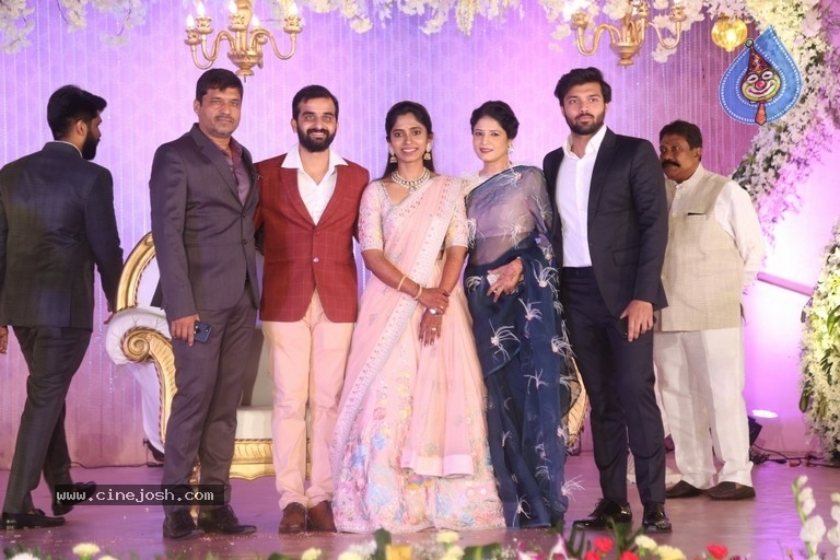 Celebrities at Harshit Reddy Wedding Reception - 64 / 65 photos