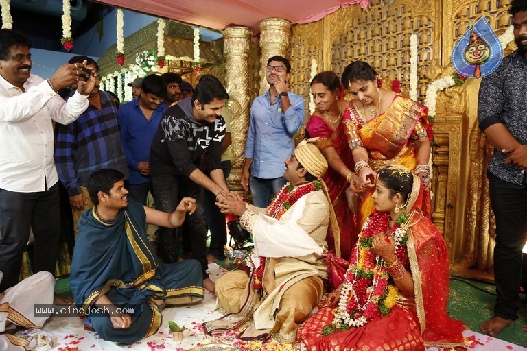 Celebrities at RX 100 Director Ajay Bhupathi Wedding - 6 / 17 photos