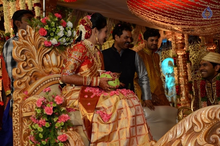 Celebrities at Sana Yadi Reddy Son Nikhilesh Reddy Wedding Event - 13 / 62 photos
