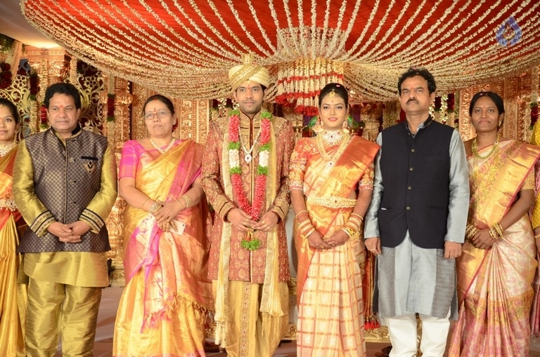 Celebrities at Sana Yadi Reddy Son Nikhilesh Reddy Wedding Event - 14 / 62 photos