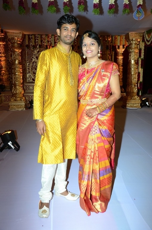Celebrities at Sana Yadi Reddy Son Nikhilesh Reddy Wedding Event - 21 / 62 photos