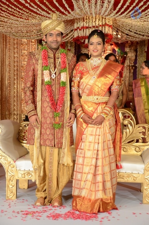 Celebrities at Sana Yadi Reddy Son Nikhilesh Reddy Wedding Event - 34 / 62 photos
