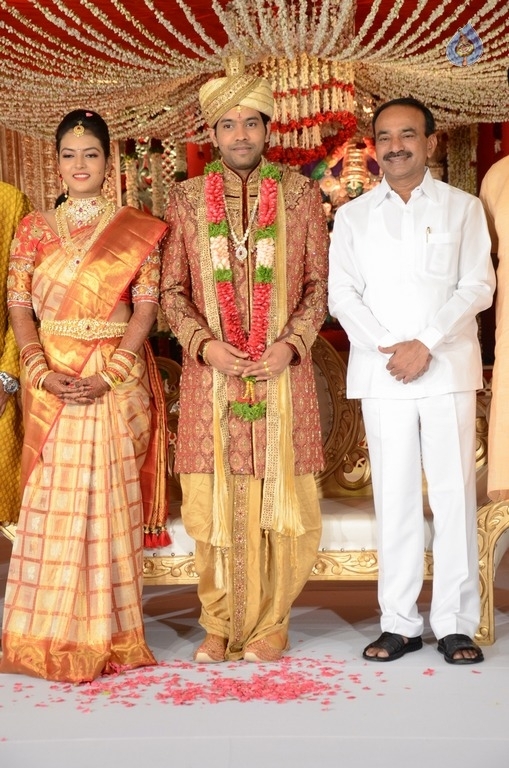 Celebrities at Sana Yadi Reddy Son Nikhilesh Reddy Wedding Event - 43 / 62 photos