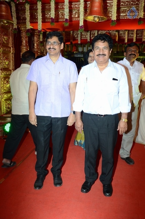 Celebrities at Sana Yadi Reddy Son Nikhilesh Reddy Wedding Event - 48 / 62 photos