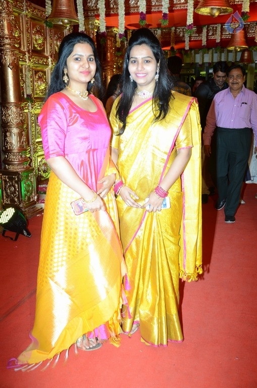 Celebrities at Sana Yadi Reddy Son Nikhilesh Reddy Wedding Event - 54 / 62 photos