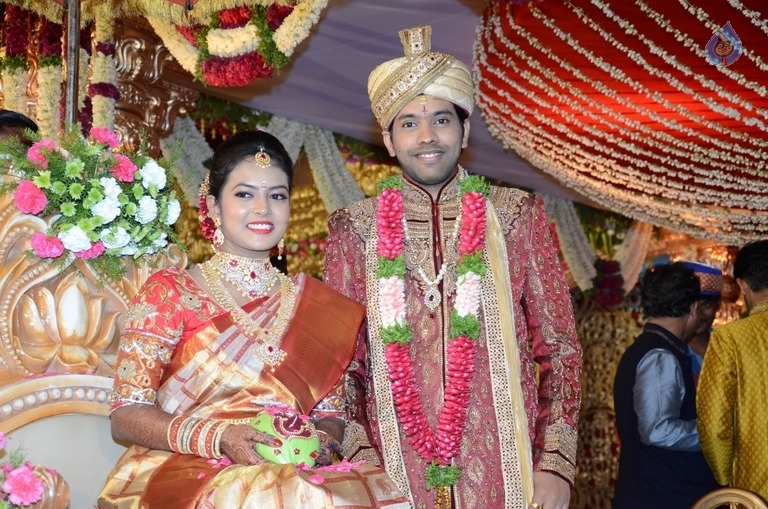 Celebrities at Sana Yadi Reddy Son Nikhilesh Reddy Wedding Event - 56 / 62 photos